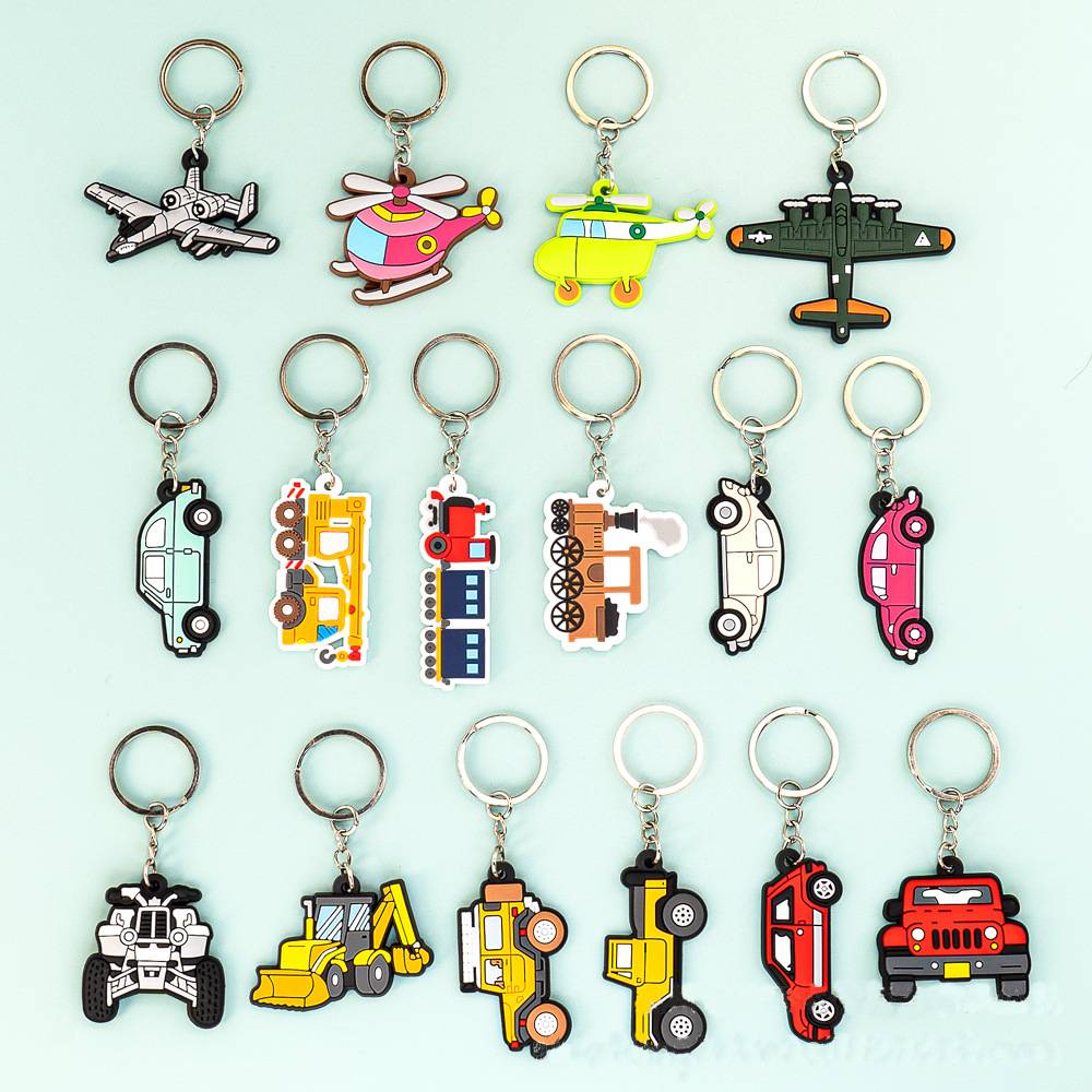 Engraved rubber keychain with precise logo Malaysia
