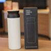 Thermos bottle packaging display for corporate gifts