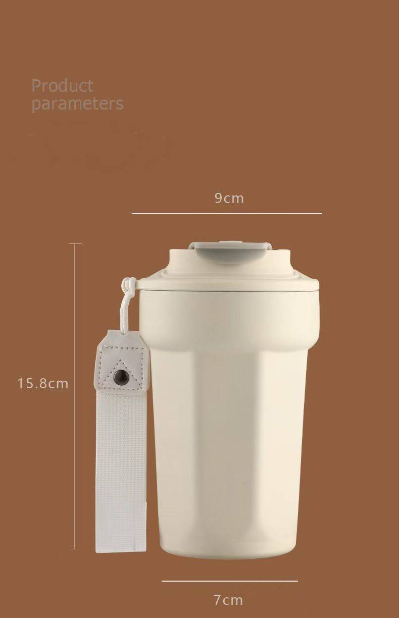 Customizable octagonal coffee cup with branding options
