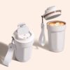 Branded octagonal coffee cup for corporate and promotional use