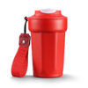 Eco-friendly reusable thermal coffee cup with sleek octagonal design