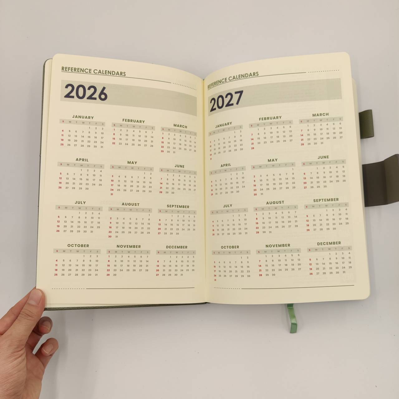 Branded PU leather notebook for promotional campaigns