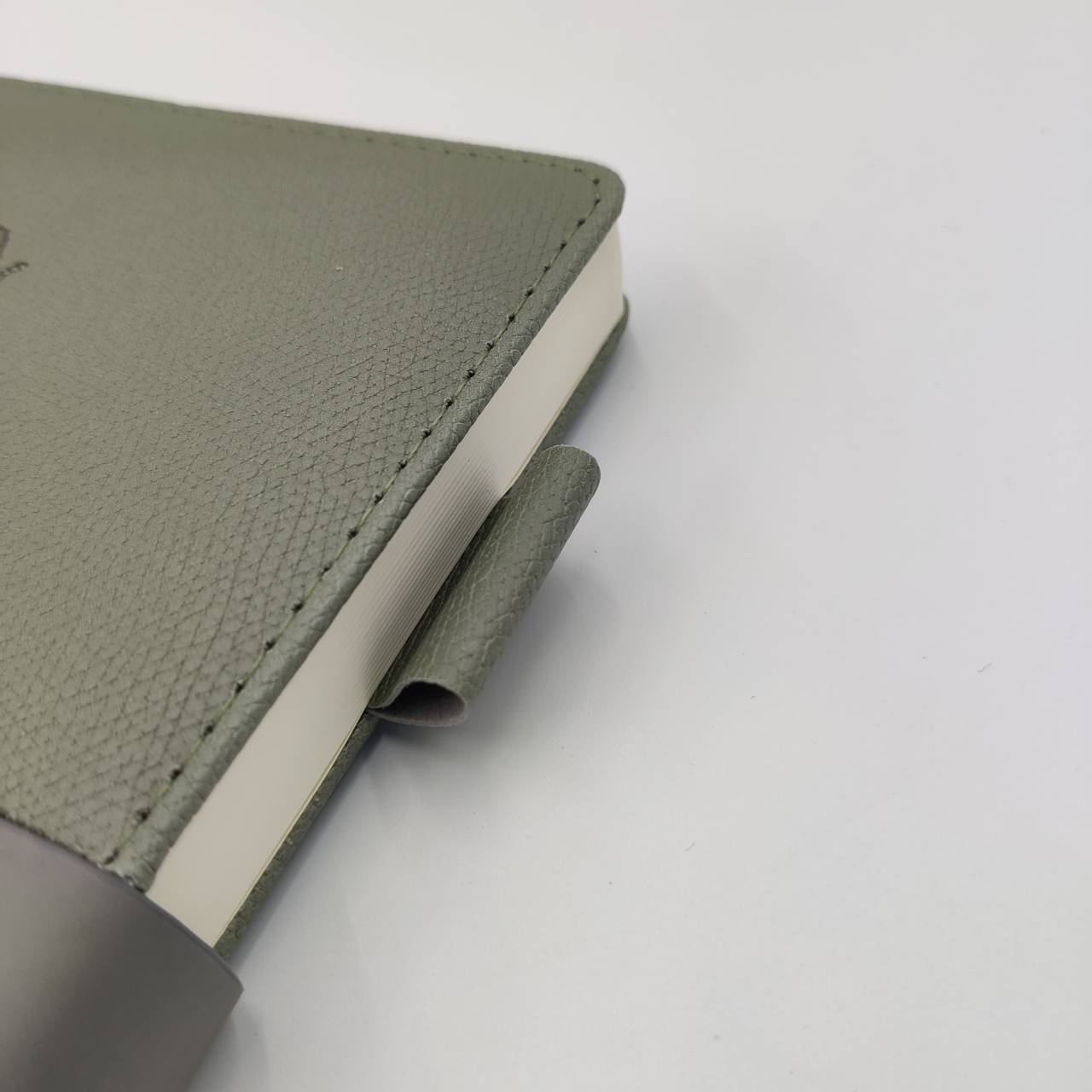 PU leather notebook with side pen holder