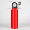 Premium stainless steel thermos bottle with magnetic phone holder