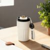 Premium smart thermos cup with stainless steel body