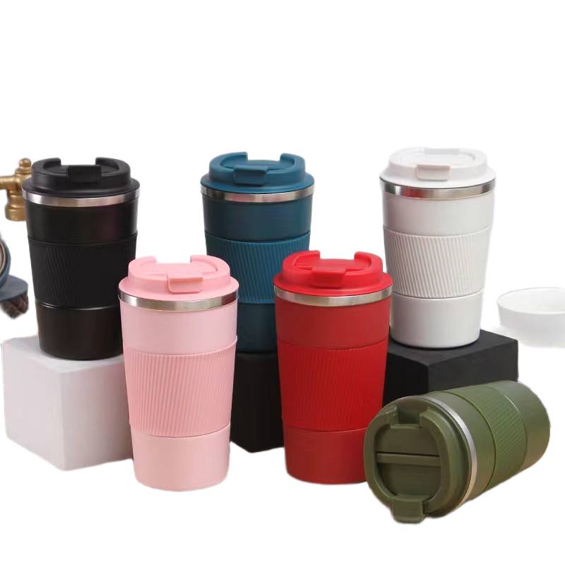 Customizable thermos mug with double-wall stainless steel insulation