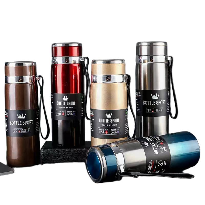 Premium engraved thermos flask with ergonomic design