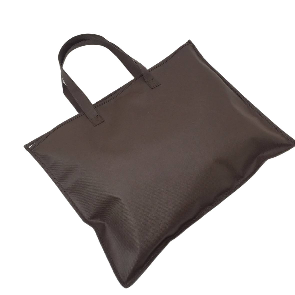 3D non-woven bag with secure zipper
