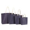 Customisable size dual colour non-woven bag