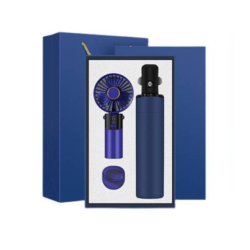 Corporate Gift Set Hand Fan & Umbrella Malaysia | VKraf Gifts Corporate gift set Malaysia with hand fan and umbrella