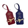 Lightweight and durable PU leather luggage tag