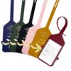 PU leather luggage tag for group travel