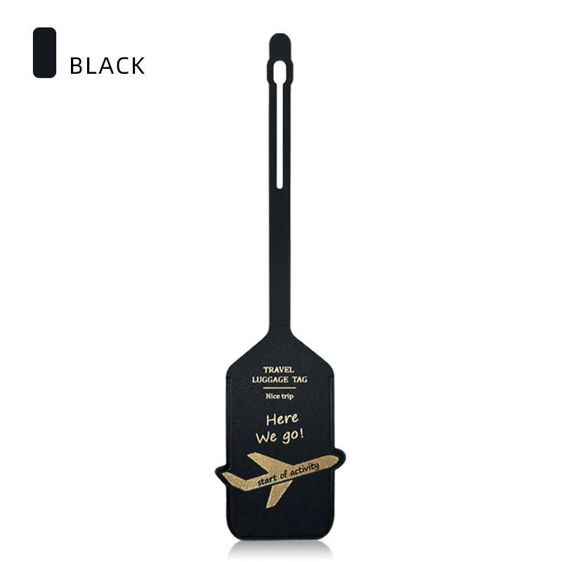 Sleek luggage tag with premium finish
