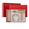 Corporate gift set Malaysia with thermos bottle, neck massager, and hair dryer