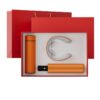 Corporate gift set Malaysia with thermos bottle, neck massager, and umbrella
