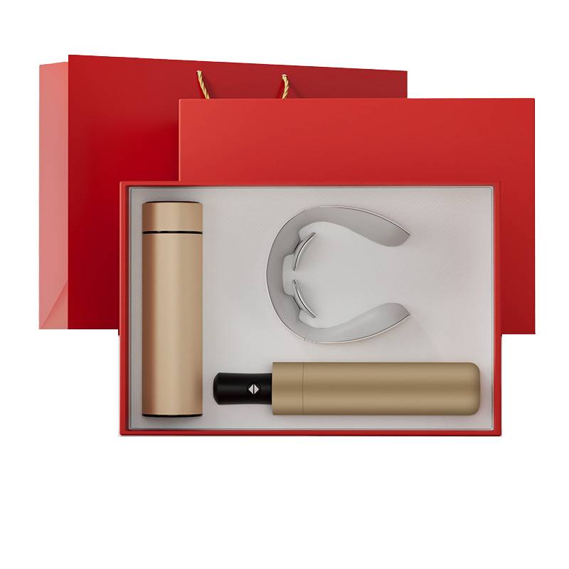 Corporate wellness and protection gift set with custom branding