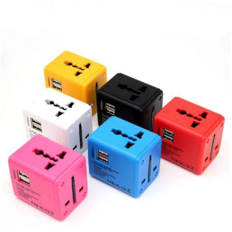 Universal travel adapter for business trips and holidays