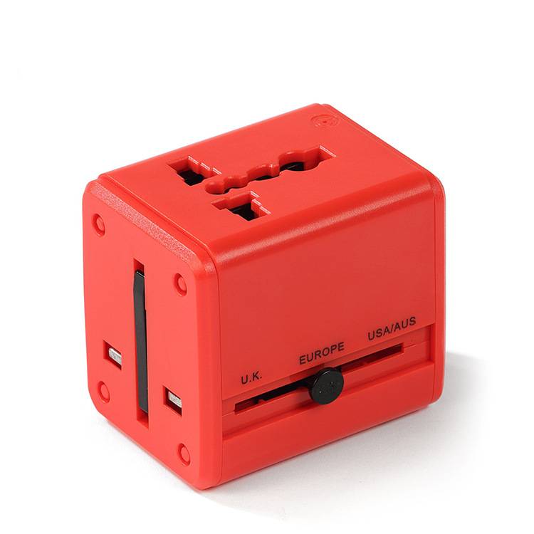 Safe travel adapter with anti-shock and overload protection
