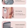 Backpack with wet and dry separation compartments