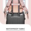 Backpack that attaches to travel luggage handle