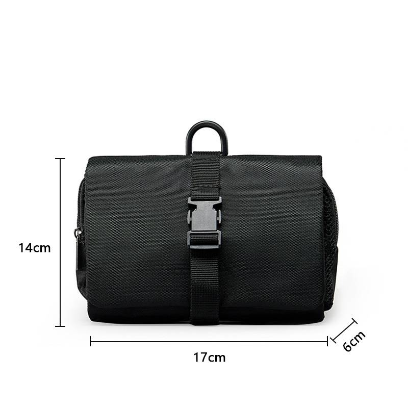 Cosmetic bag with lipstick compartment