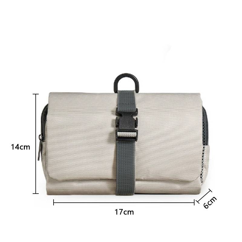 High-capacity toiletry bag for travel