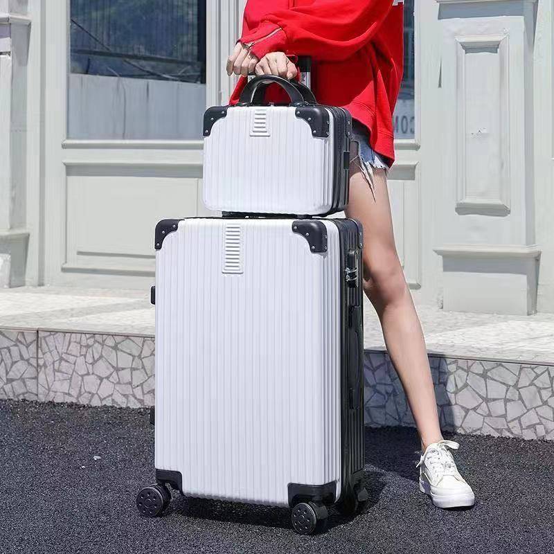 Luggage bag with smooth pulling rod and 4-wheel system