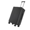 Side view of luggage bag showing reinforced corners