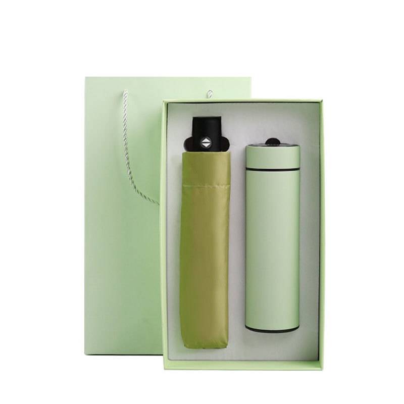 umbrella and thermos gift set for corporate giveaways