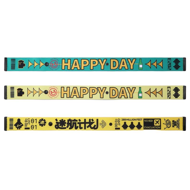 Custom luggage ribbon for hotels and tour agencies