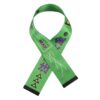 Colourful travel luggage ribbons with personalised branding