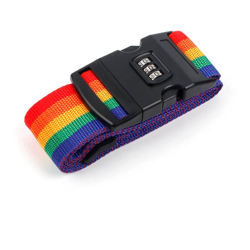 Heavy-duty luggage strap with anti-cut material