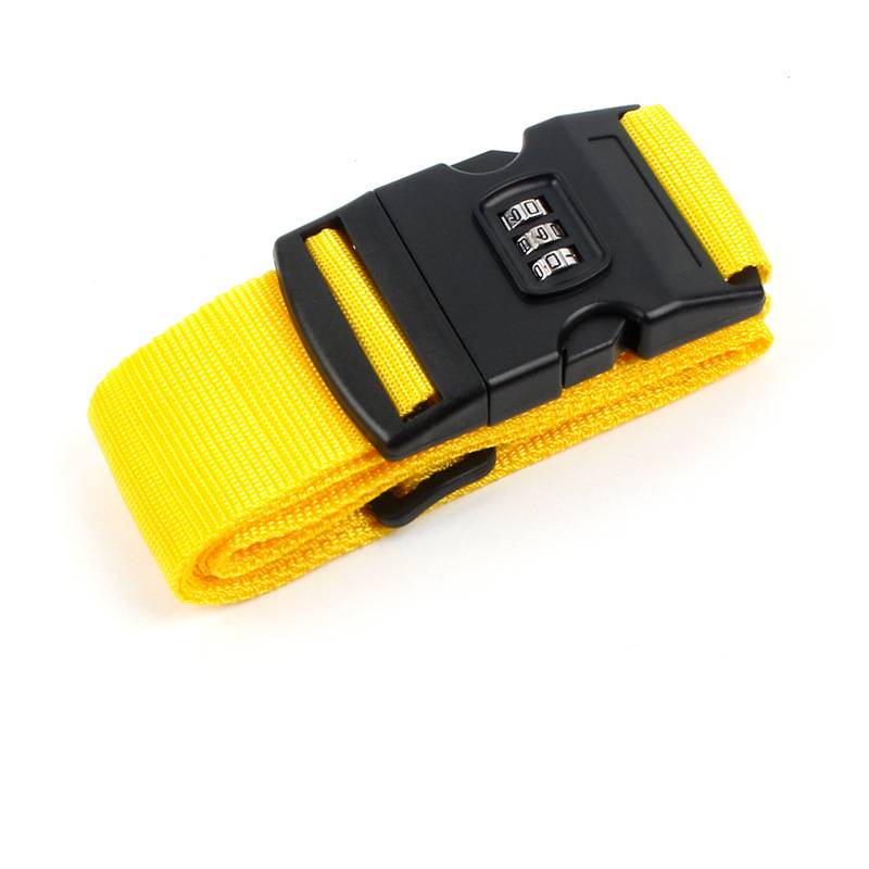 Custom logo luggage strap for branding