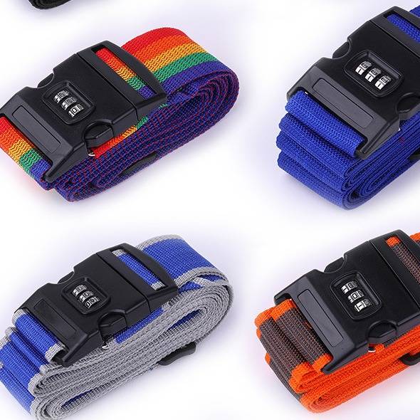 Anti-cut luggage belt strap with custom logo