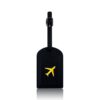 Luggage tag with information card for travellers