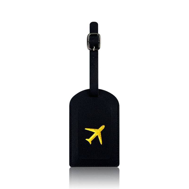 Luggage tag with information card for travellers