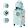 Luggage suitcase with optional matching bag