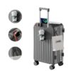 Luggage suitcase with smart travel features