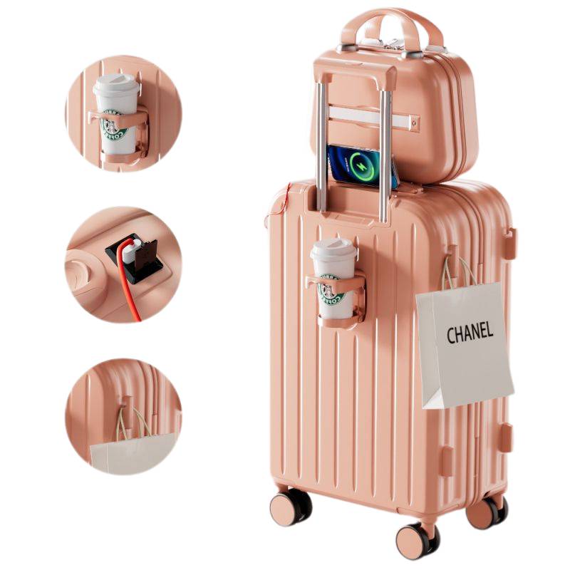 Luggage suitcase with strong structure