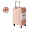 Luggage suitcase with organised travel features