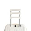 Luggage suitcase with expandable pull-up handle