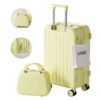 Luggage suitcase with combination lock