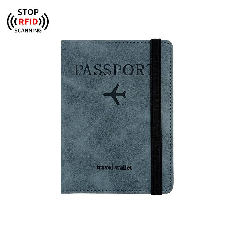 Custom logo passport holder corporate gift