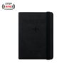 Corporate passport cover with elastic strap