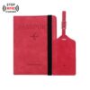 Premium travel gift set passport holder and tag