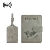 Corporate gift – PU leather passport holder and luggage tag set