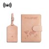 Anti-theft passport holder and luggage tag in multiple colours