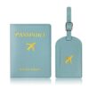 Corporate gift passport holder and luggage tag set