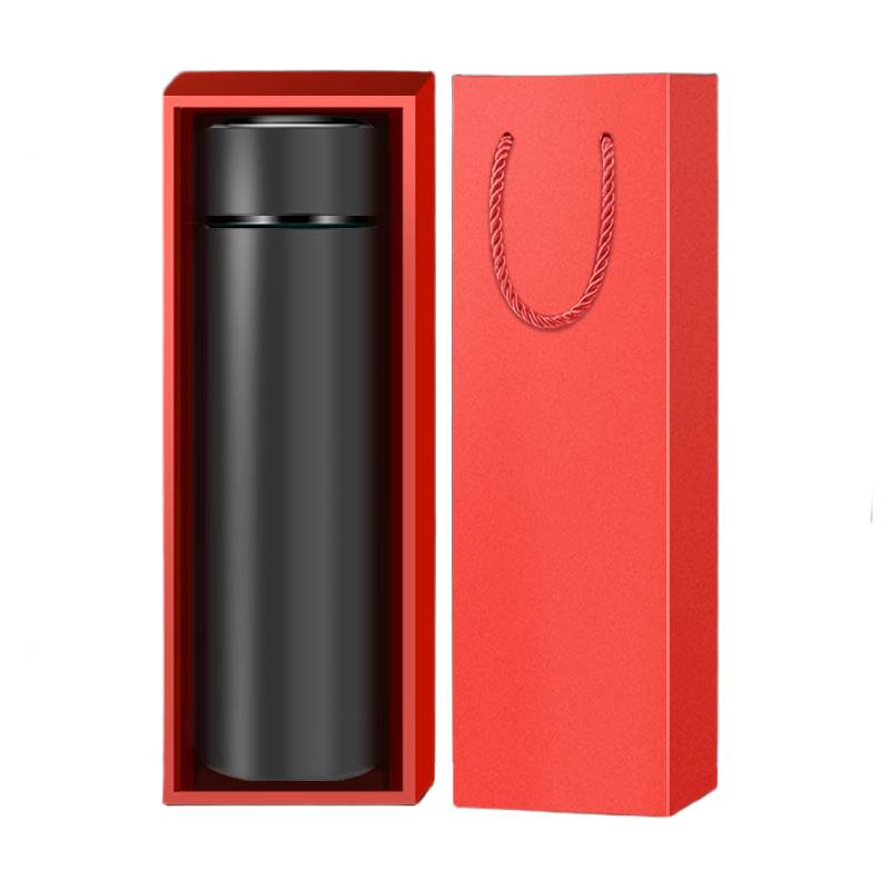 corporate gift set thermos bottle with digital temperature display