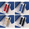 Corporate gift set with thermos bottle and umbrella